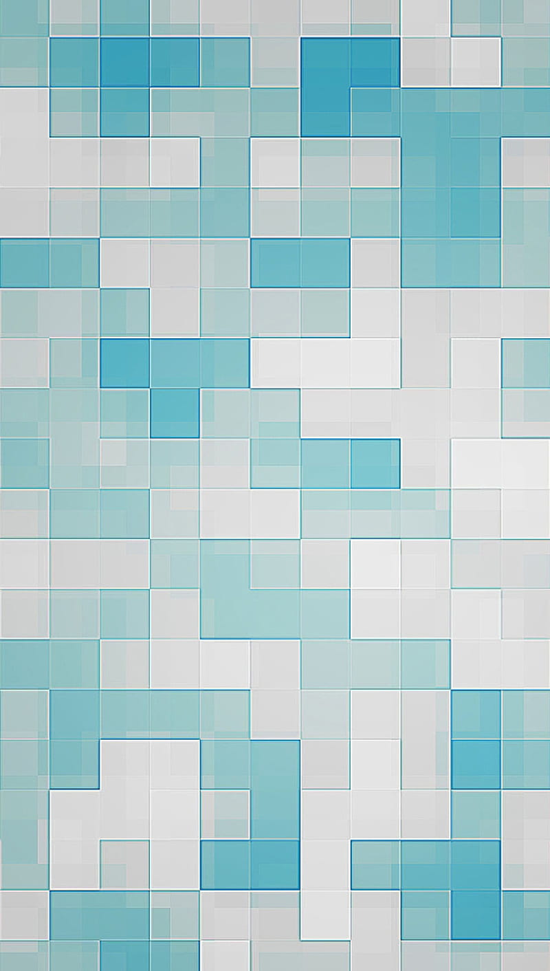 Blue Pixels, abstract, HD phone wallpaper | Peakpx