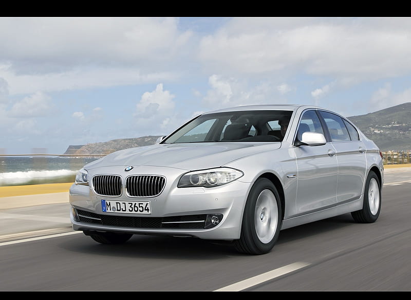 2011 BMW 5-Series Long-Wheelbase - Front Left Quarter, car, HD ...