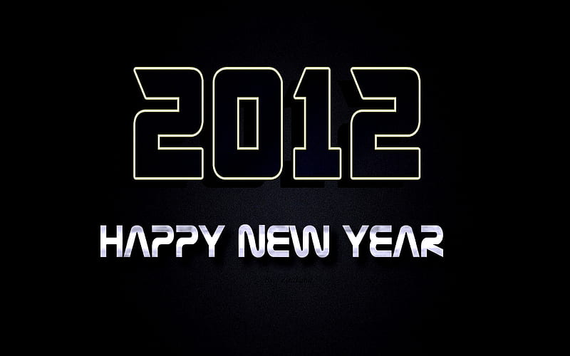 Happy New Year-2012 Year theme 26, HD wallpaper