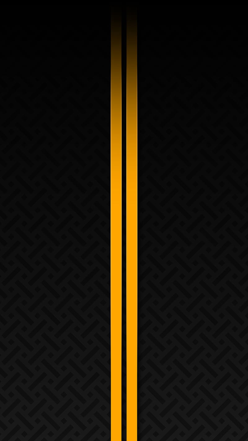 Abstract Yellow Lines, abstract, backgrounds, dot, drop, lines, notch, punch hole, simple, yellow, HD phone wallpaper