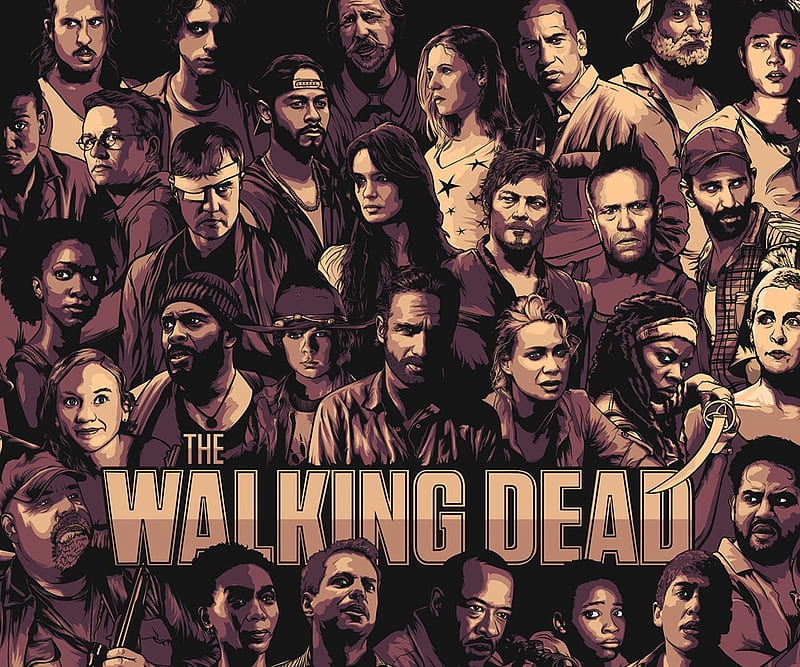 The Walking Dead, apocalypse, carl, rick, walking dead, zombie, HD wallpaper