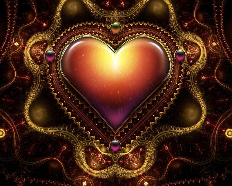 Heart, valentines day, color, love, HD wallpaper | Peakpx