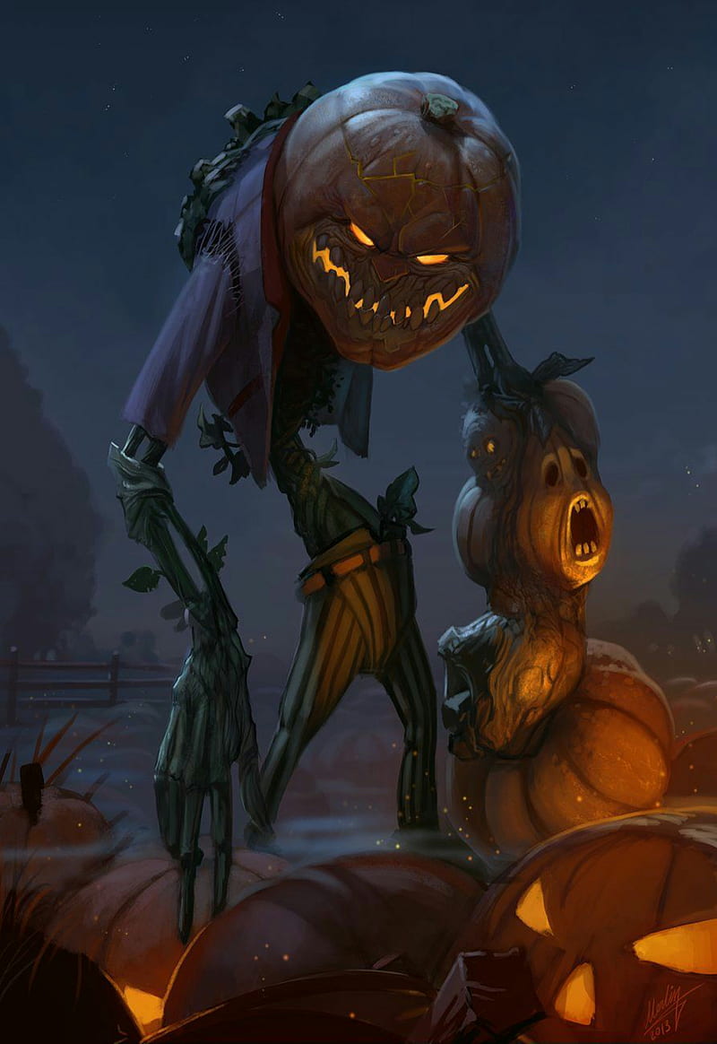 Jack o lantern, halloween, pumpkin, pumpkins, theme, HD phone wallpaper