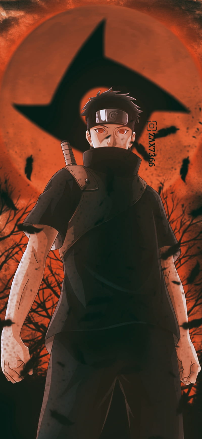 Shisui Uchiha, zax, manga, anime, naruto shippuden, HD phone wallpaper