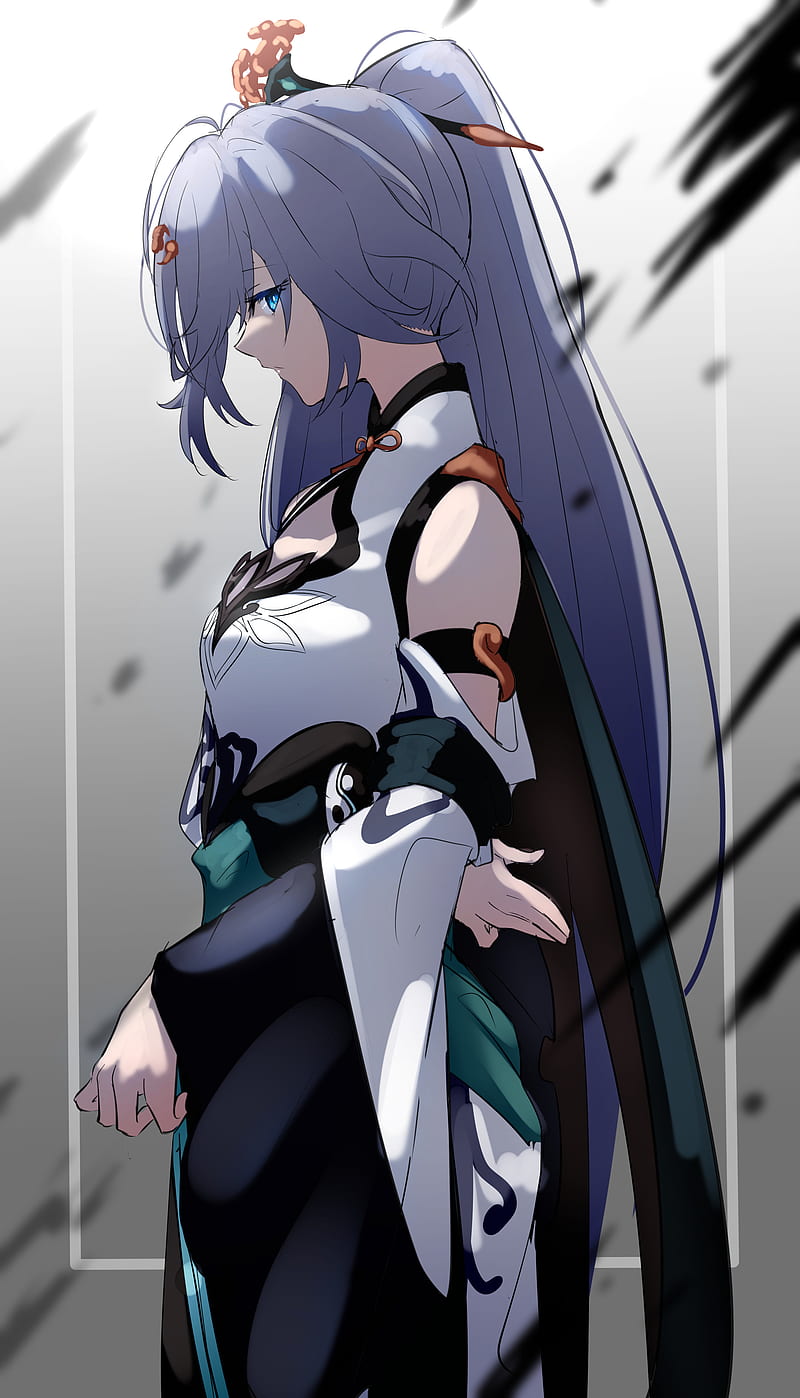 Fu hua, honkai impact, character sign aquarius, girl, HD phone ...