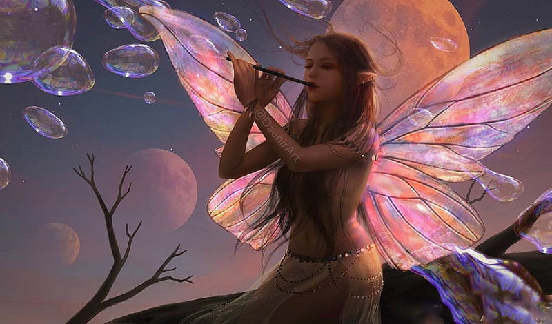 How to Draw a Fairy - Easy Drawing Art