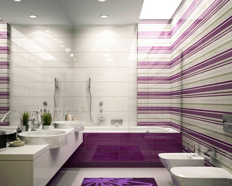 Bathroom, desenho, sink, style, HD wallpaper