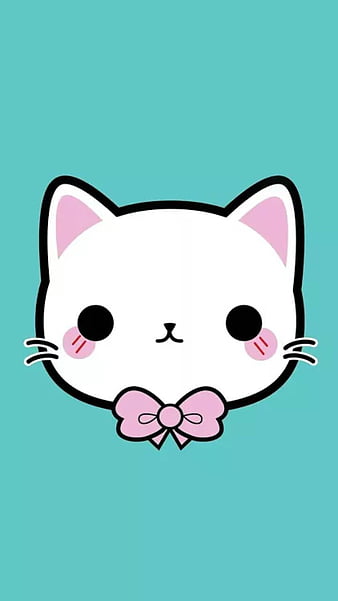 Kawaii Anime Cat  Top Kawaii Anime Cat Cute Kawaii Cat HD wallpaper   Pxfuel