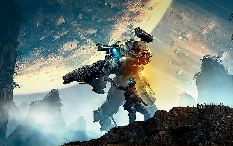 Titanfall 2 Game HD Mobile Wallpaper Poster for Sale by mariecarly