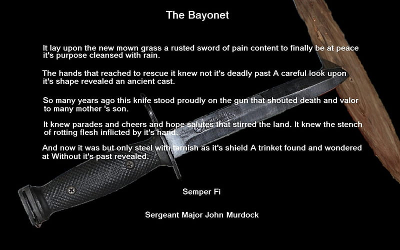 The Bayonet, recon, marines, marine corps, usmc, HD wallpaper