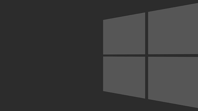 Windows, Windows 10, Minimalist, Logo, HD wallpaper