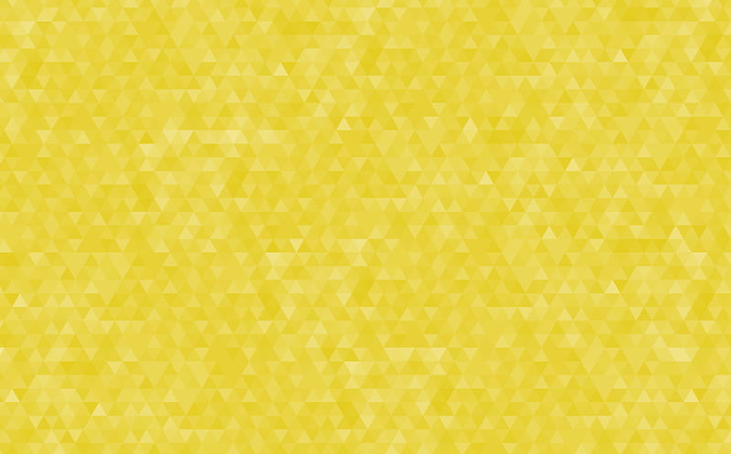 Yellow Geometric Triangles Pattern Background Ultra, Aero, Patterns, Yellow, Abstract, Color, Modern, desenho, background, Pattern, forma, Triangles, geometric, polygons, HD wallpaper