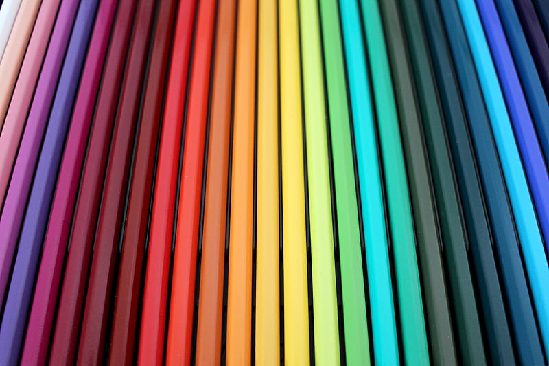 Assorted-color Pencil Set, HD wallpaper