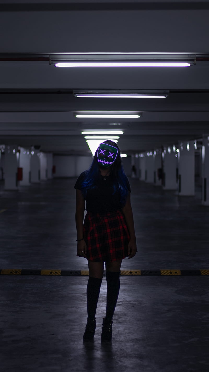 Purge 6, beybe.am, designs, entertainment, games, horror, led, mask, moody, movies, patterns, people, pink, purple, red, scary, technology, the purge, wild, HD phone wallpaper
