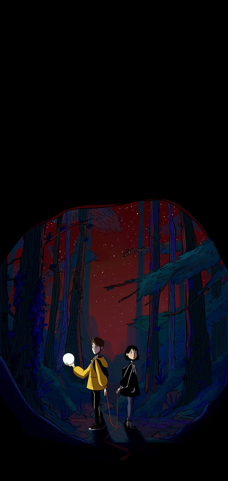 Netflix, dark, cave, vertical, HD phone wallpaper