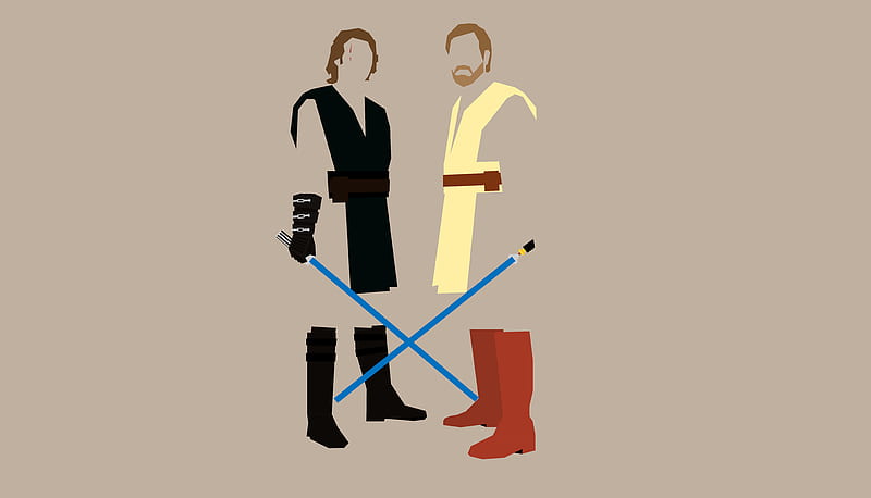 Star Wars, Star Wars Episode III: Revenge of the Sith, Anakin Skywalker, Obi-Wan Kenobi, HD wallpaper