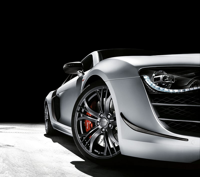 Audi R8, auto, awesome, black, car, cool, nice, speed, sport, HD wallpaper