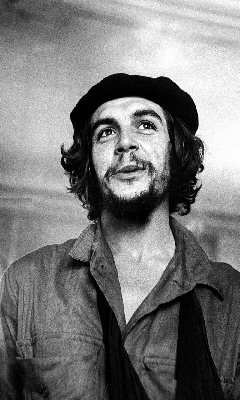 Che Guevara Black Background argentine marxist revolutionary former  minister of industries of cuba HD phone wallpaper  Peakpx