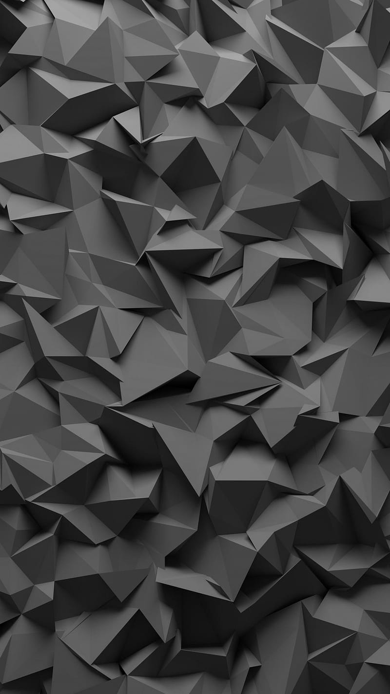 Grey Prisms , grey prisms, background, HD phone wallpaper
