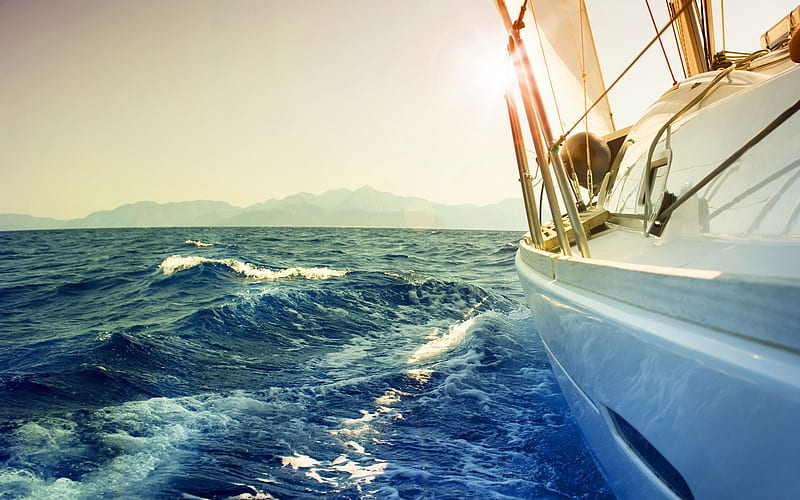 1080P free download | Sailling, water, sky, sailboat, ocean, HD ...