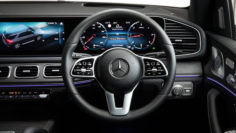 Mercedes-Benz GLE 300 d 4MATIC AMG Line 2019 Interior, HD wallpaper