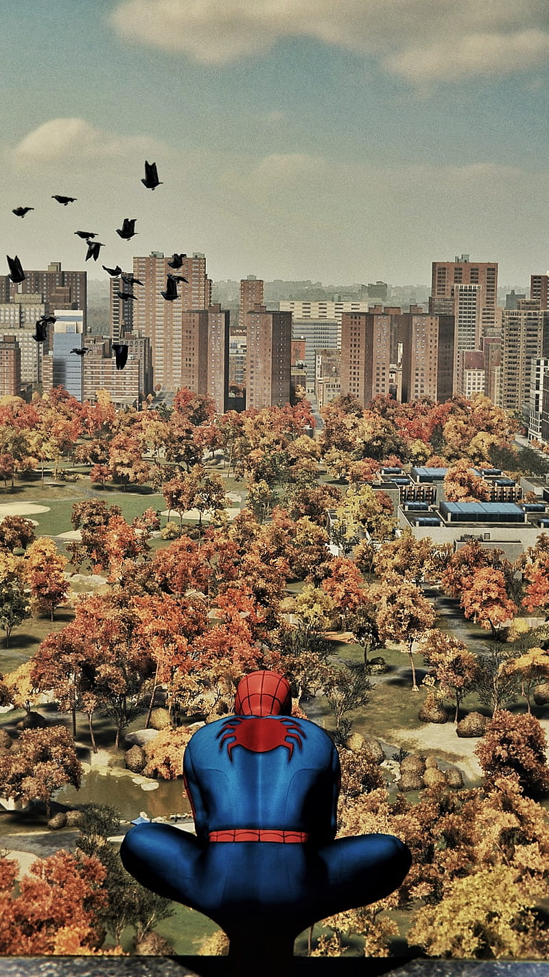 New York City, new york, nyc, playstation, ps4, spider-man, spiderman,  spidey, HD phone wallpaper | Peakpx