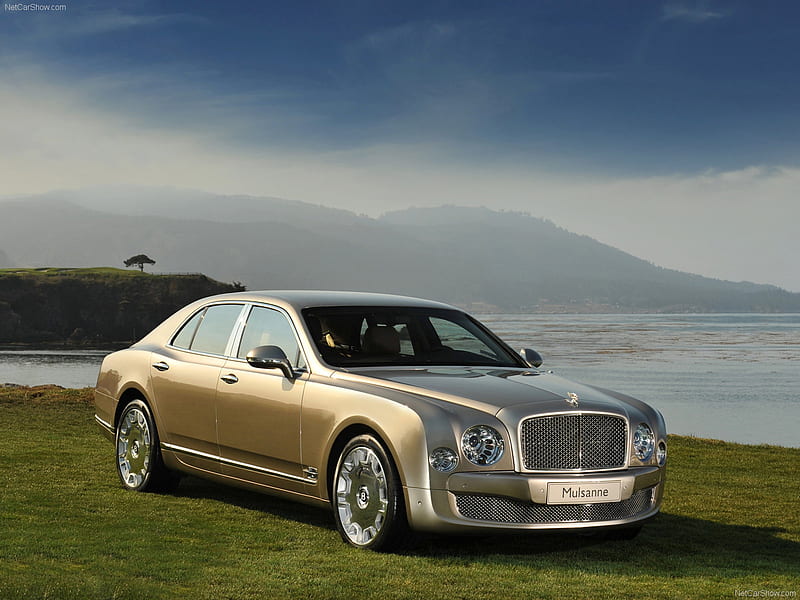 Bentley Mulsanne, bentley, golden, HD wallpaper