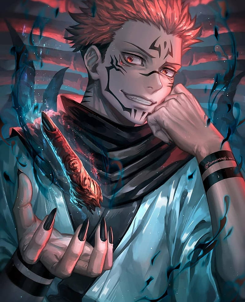 Sukuna, yuji itadori, jujutsu kaisen, HD phone wallpaper | Peakpx