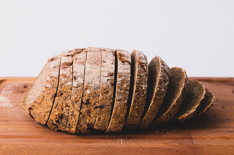 selective focus graphy of sliced bread, HD wallpaper