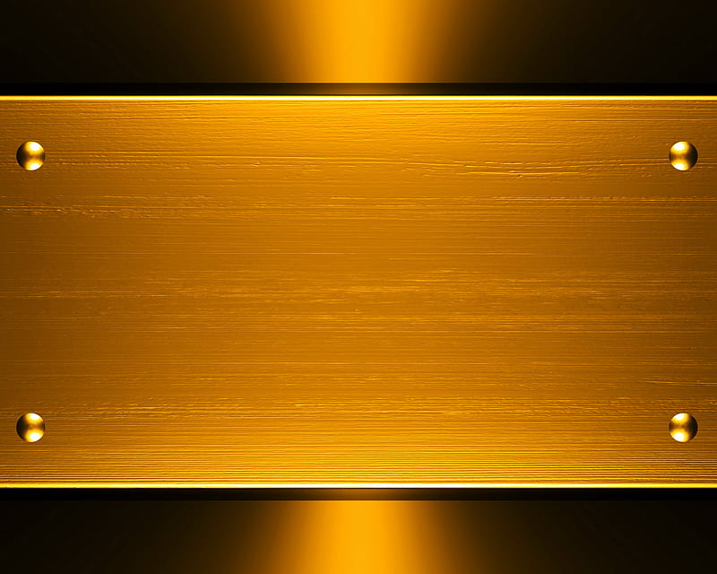 Gold Metal Plate, golden metal, plate texture, HD wallpaper | Peakpx