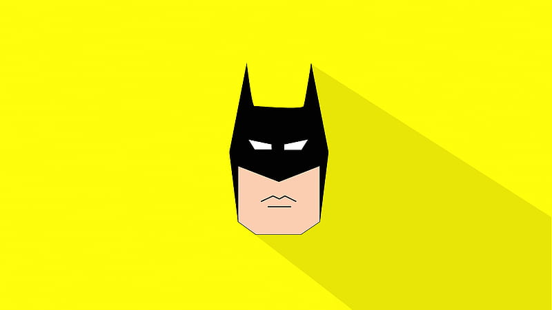 Batman Face Logo Minimal, batman, superheroes, minimalism, minimalist,  artist, HD wallpaper | Peakpx