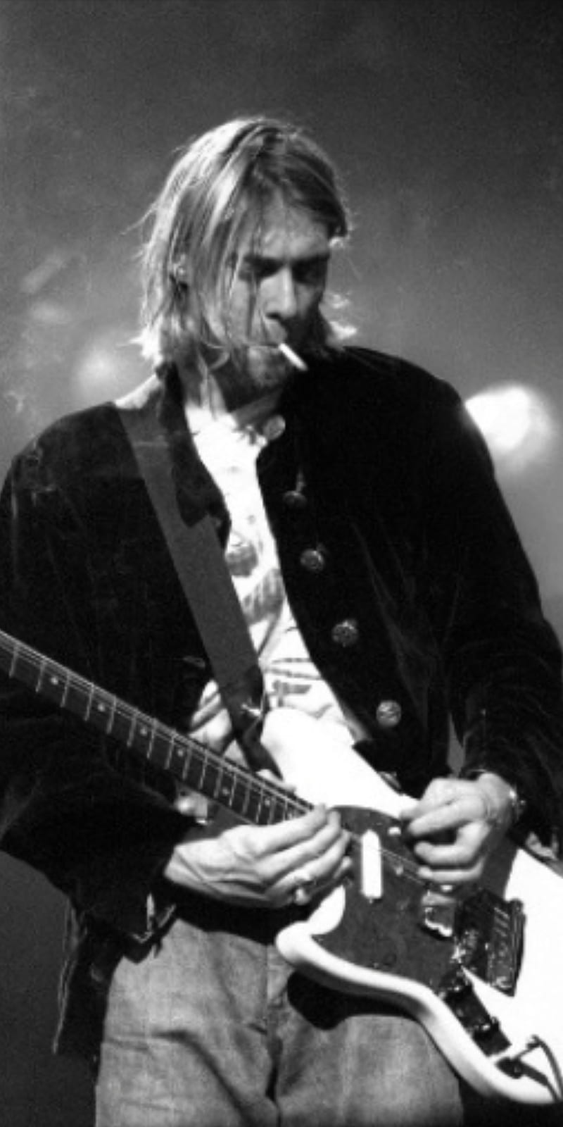 Kurt Cobain, kurtcobain, nirvana, restinpeace, HD phone wallpaper
