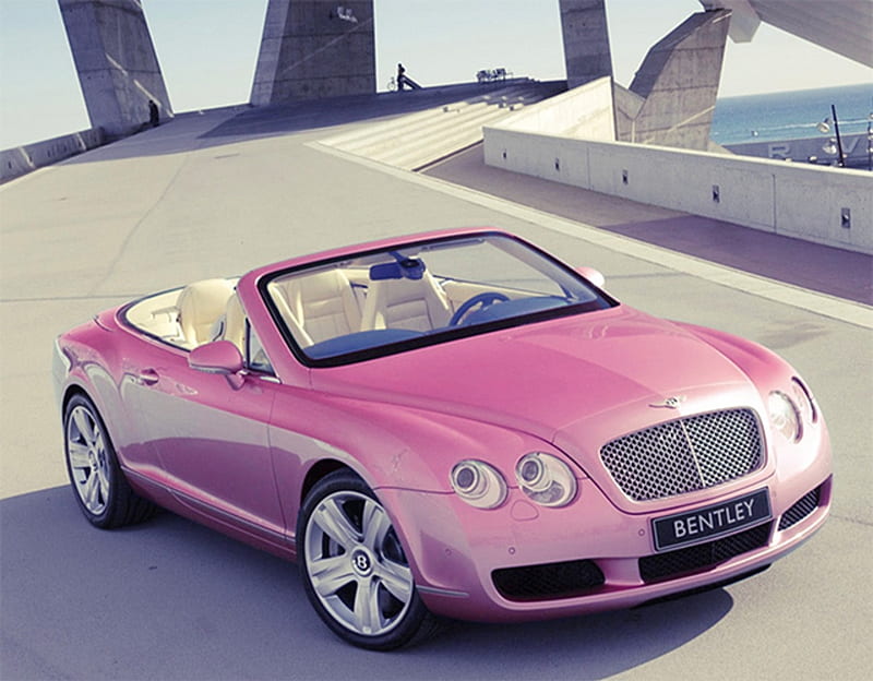 Bentley Pink For Ladies, Pink, carros, Ladies, Bentley, HD wallpaper