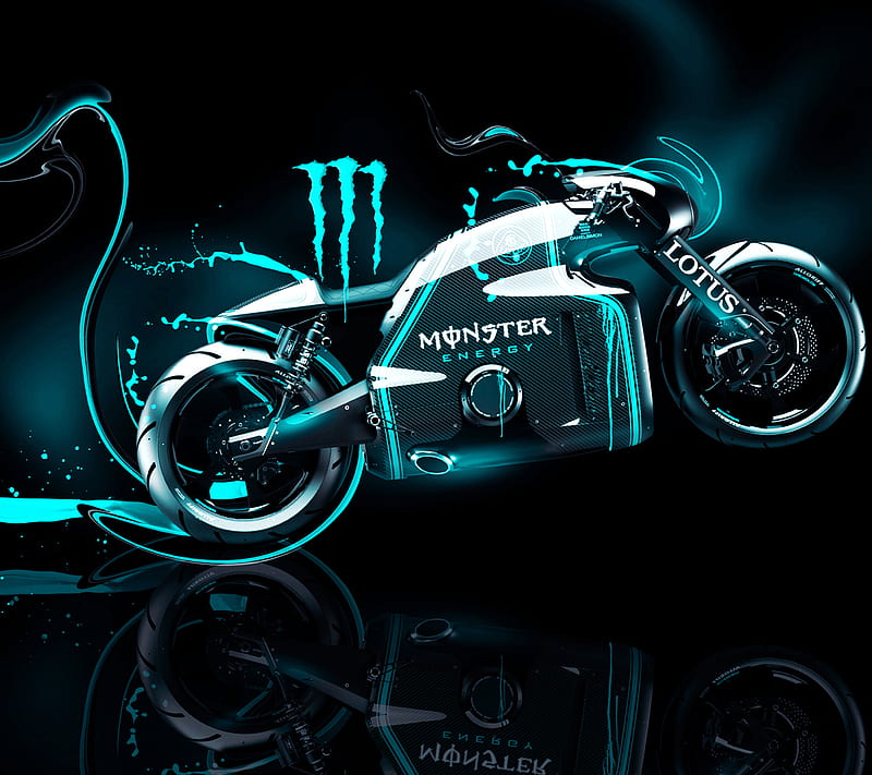 Monster energy bike, HD wallpaper