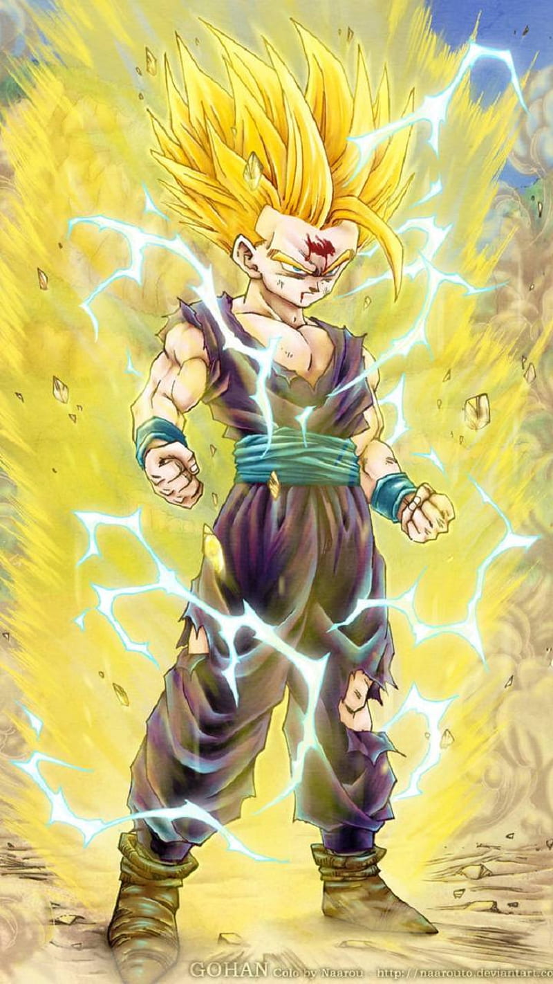 Gohan Super Saiyan 2 HD Mobile Wallpaper.