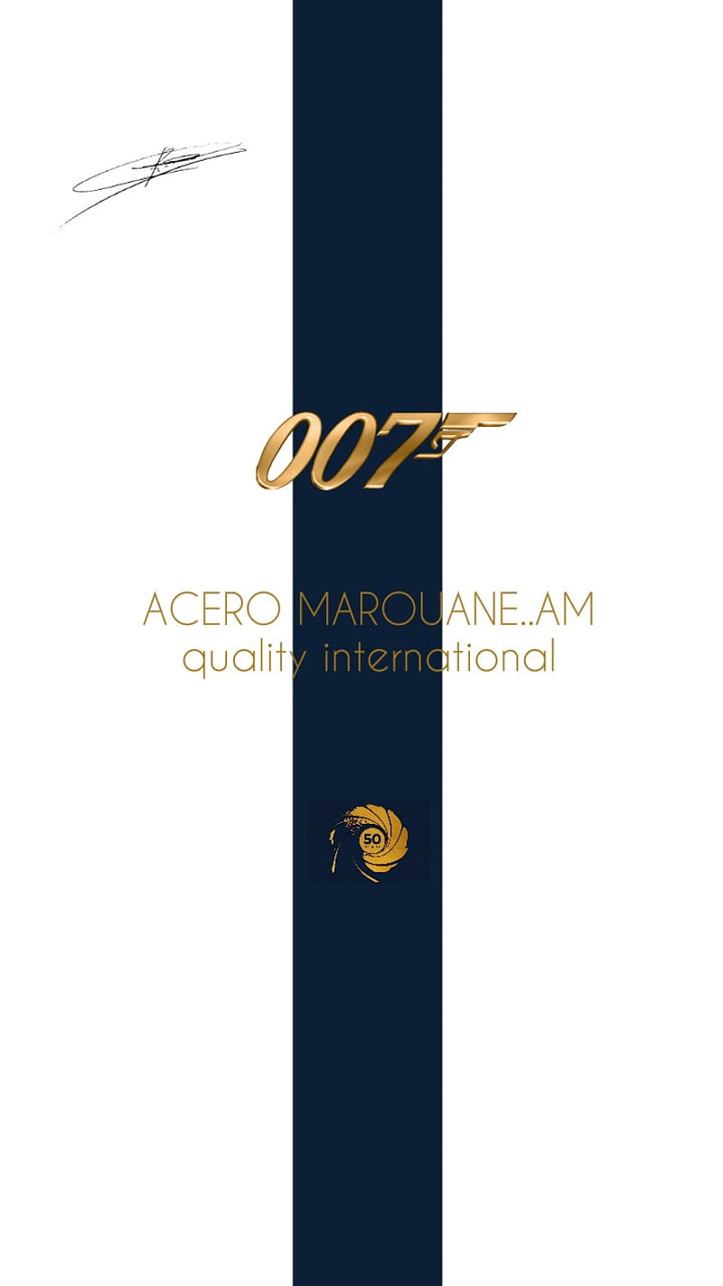 007, james bond, logo, original, quality, HD phone wallpaper