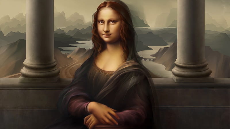 Mona Lisa, gioconda, art, painting, leonardo da vinci, woman, HD wallpaper