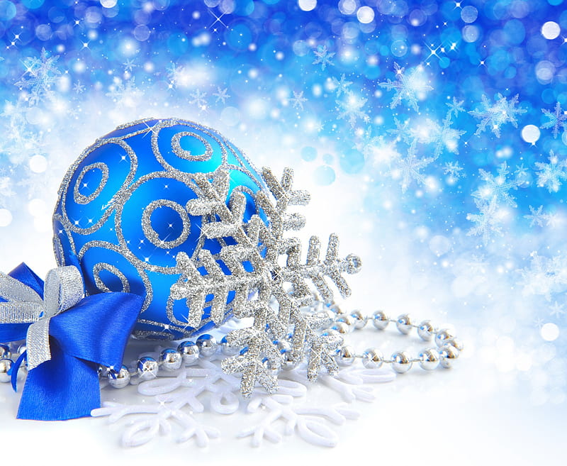 Blue Xmas, merry christmas, balls, christmas, blue christmas, magic ...