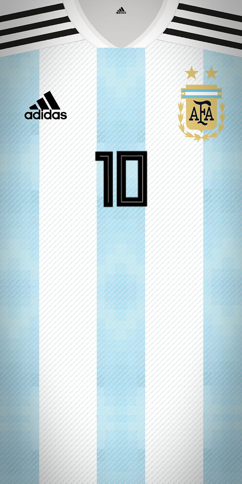 Argentina Jersey, adidas, football, football, soccer, world cup, russia 2018, HD phone wallpaper
