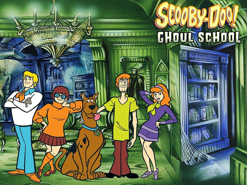 Scooby Doo gang, anime, scooby-doo, HD wallpaper