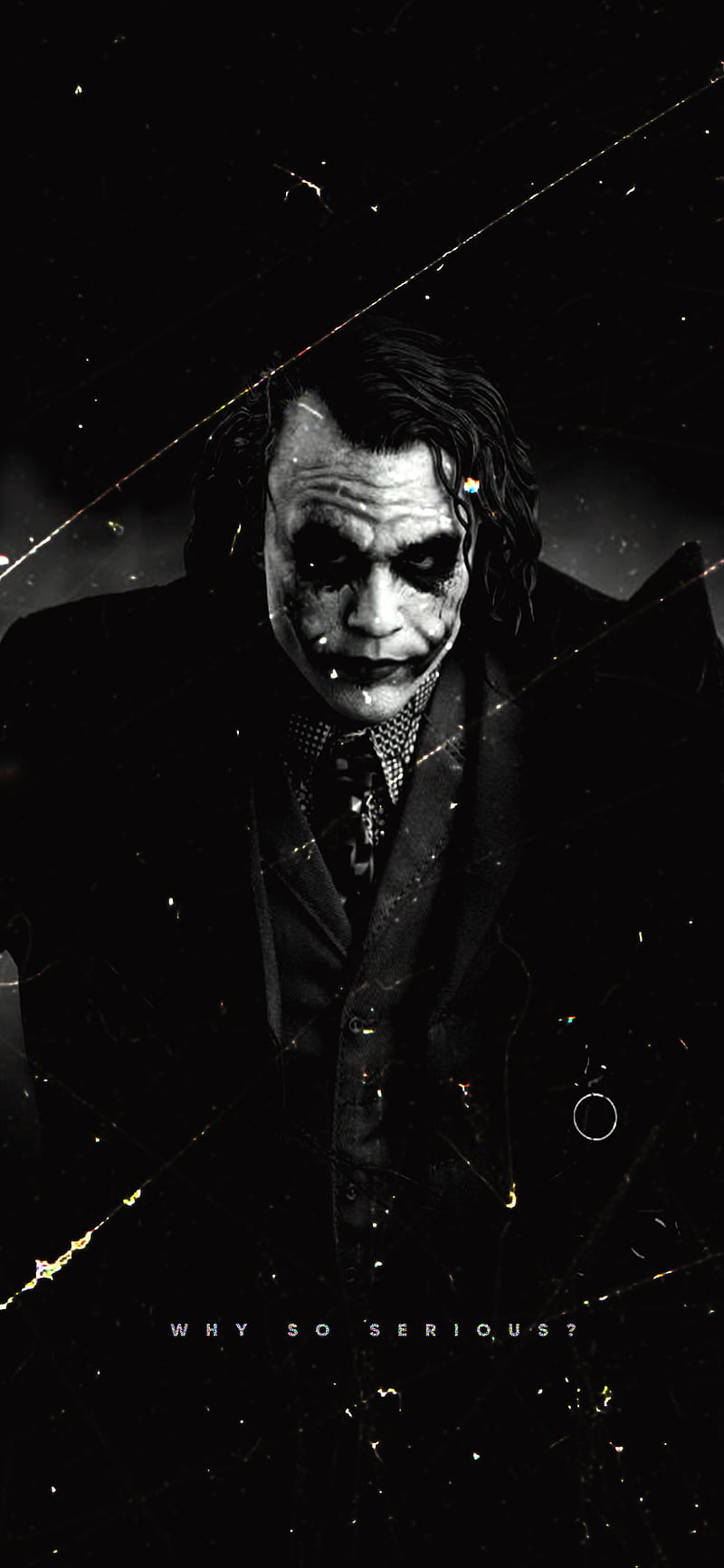 WHY SO SERIOUS, batman, heath ledger, joker, HD phone wallpaper | Peakpx