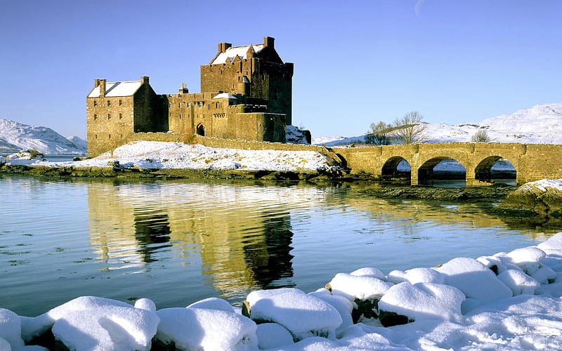 Scotland-Eilean Donan Castle, HD wallpaper