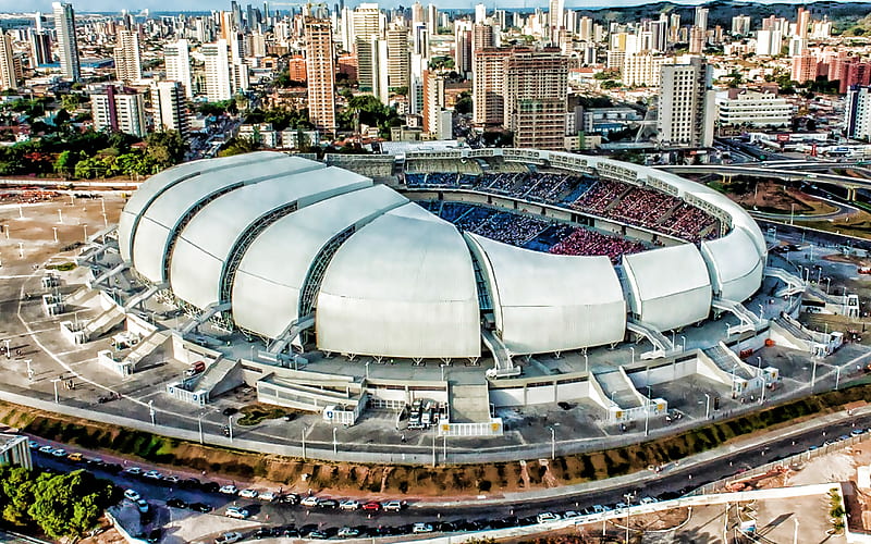 Arena das Dunas, Dunes Arena, Natal, Brazil, América de Natal Stadium, Brazilian football stadium, sports arena, America FC, HD wallpaper