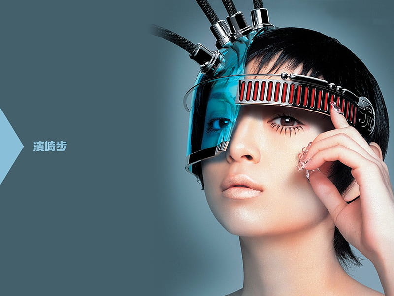 Ayumi Hamasaki, girl, asian, futuristic, sexy, HD wallpaper