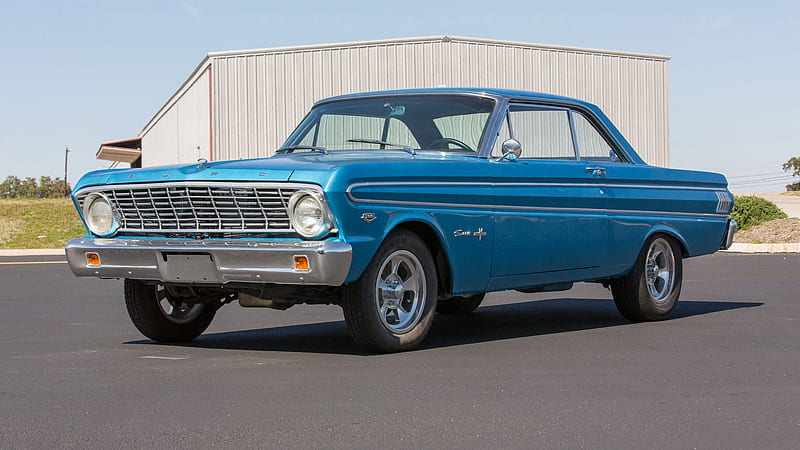 1964-Ford-Falcon-Sprint, Classic, 1964, Ford, Blue, HD wallpaper