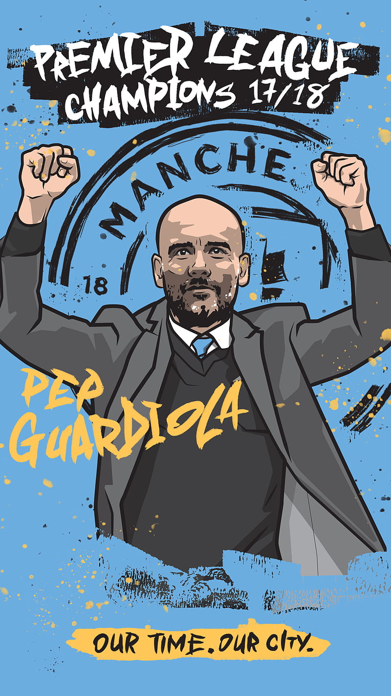 Pep Guardiola, football, man city fc, manchester city fc, HD phone wallpaper