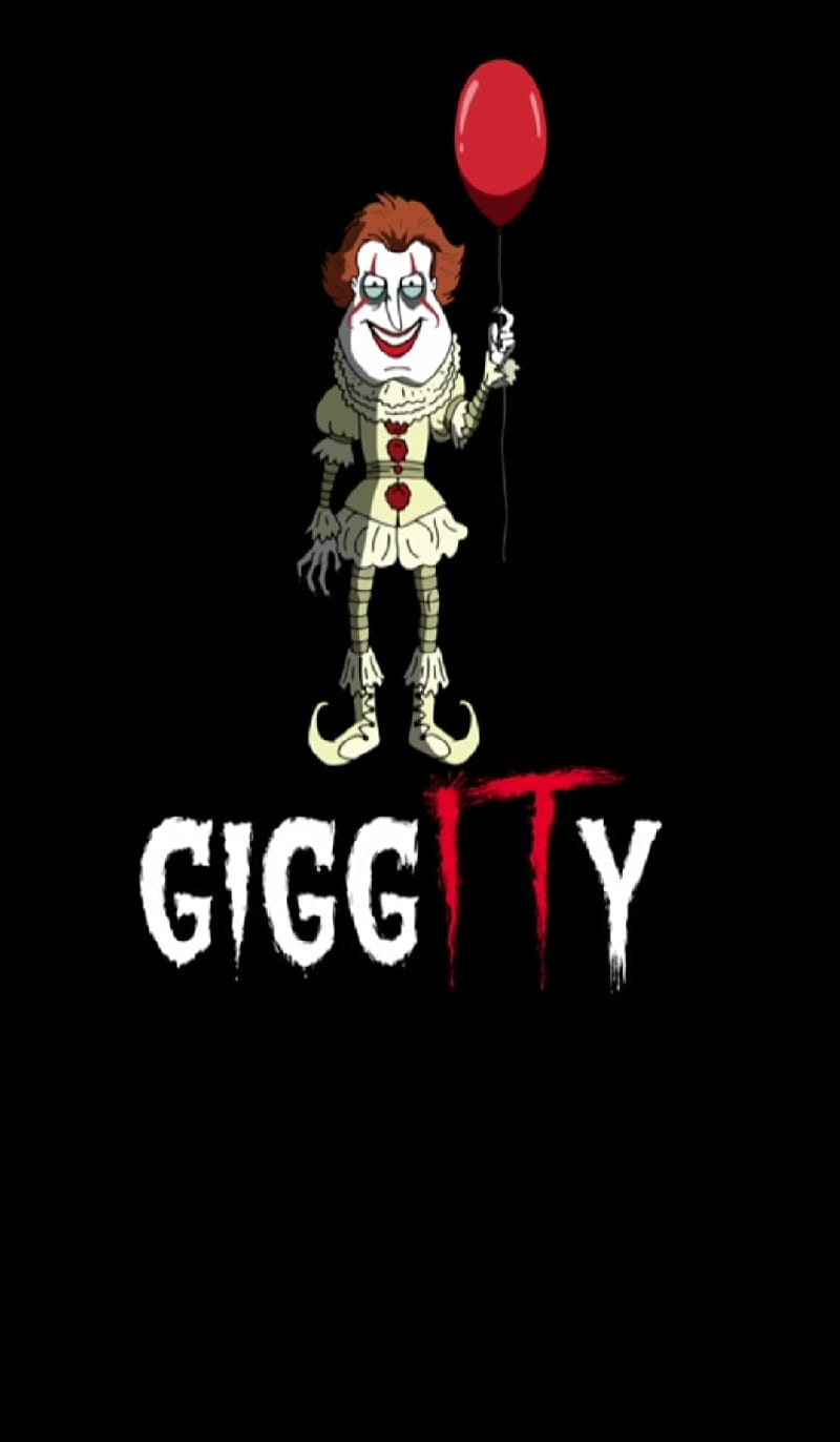 giggITy, clown, family guy, feckless, fecklessabandon, it, love, perfect, quagmire, red, scary, HD phone wallpaper