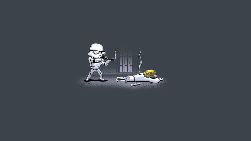 Star Wars Stormtrooper Minimal , stormtrooper, star-wars, artist, artwork, digital-art, minimalism, minimalist, HD wallpaper