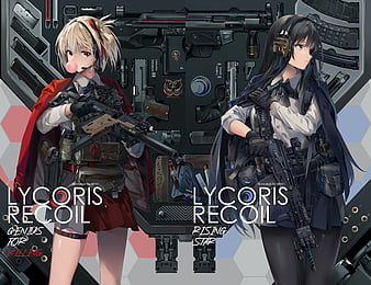 Anime Lycoris Recoil HD Wallpaper by とっぽぎ