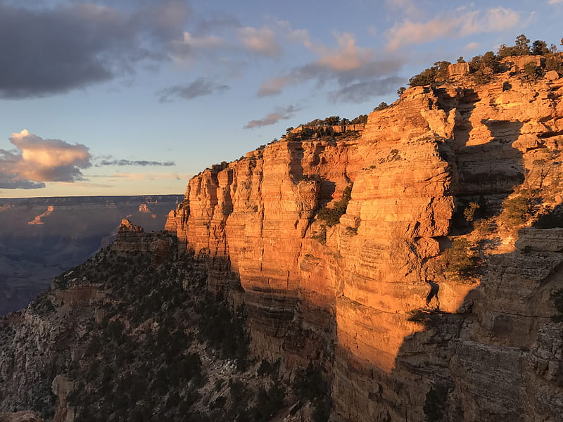 rock, cliff, canyon, landscape, HD wallpaper